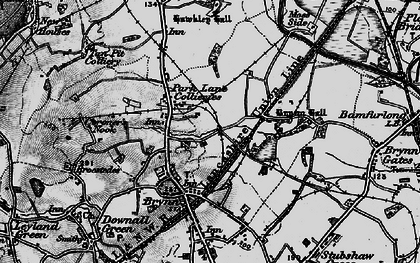Old map of Land Gate in 1896