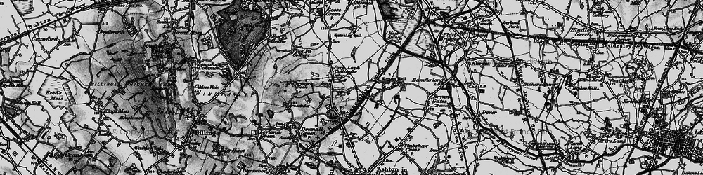 Old map of Land Gate in 1896