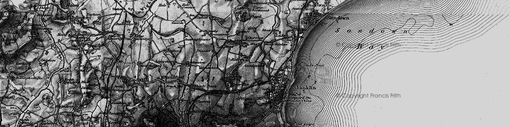 Old map of Ninham in 1895