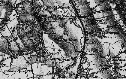 Old map of Landican in 1896