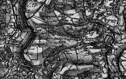 Old map of Lane Bottom in 1898