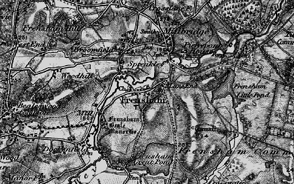 Old map of Lane End in 1895