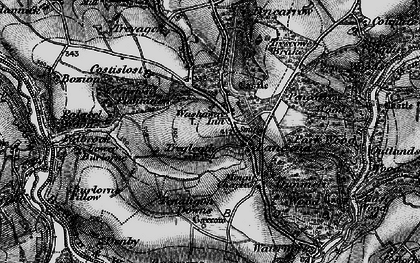 Old map of Lane-end in 1895