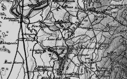 Old map of Waberthwaite in 1897
