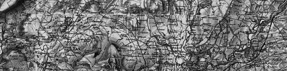 Old map of Alder Ho in 1898