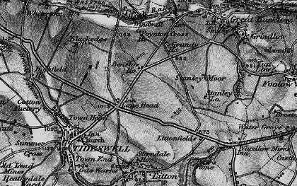 Old map of Windmill in 1896