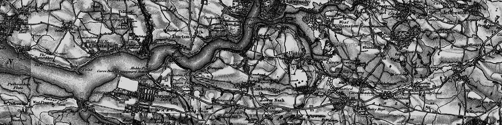Old map of Lane Head in 1898
