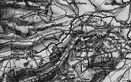 Old map of Lane's End in 1899