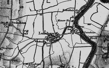 Old map of Laneham in 1899