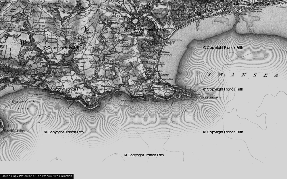 Old Map of Langland, 1897 in 1897