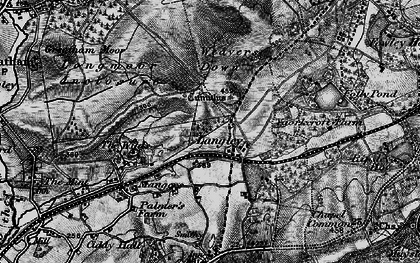 Old map of Longmoor Camp in 1895