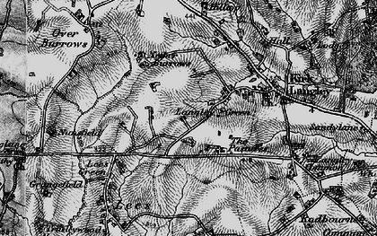 Old map of Langley Green in 1897