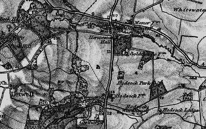 Old map of Langold in 1895
