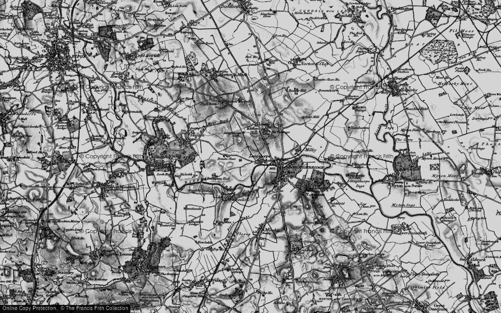 Old Map of Langthorpe, 1898 in 1898