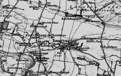 Old map of Langton Wold in 1898