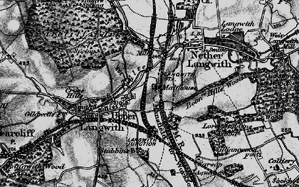 Old map of Langwith in 1899