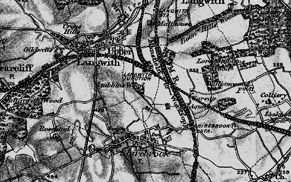 Old map of Langwith Junction in 1899