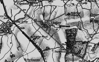 Old map of Lapley in 1897