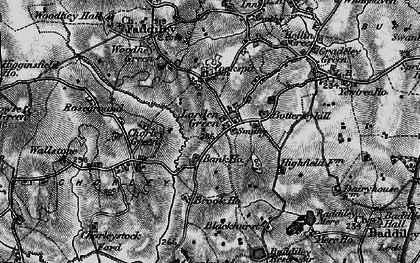 Old map of Larden Green in 1897