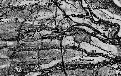 Old map of Lartington in 1897