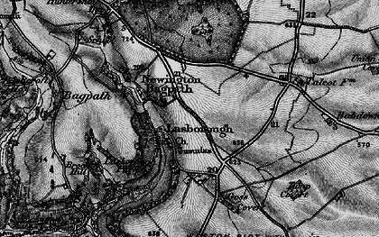 Old map of Lasborough in 1897