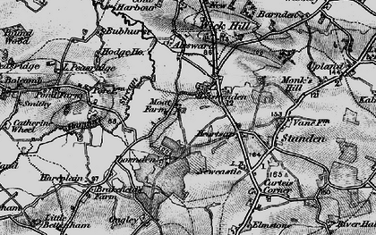 Old map of Lashenden in 1895