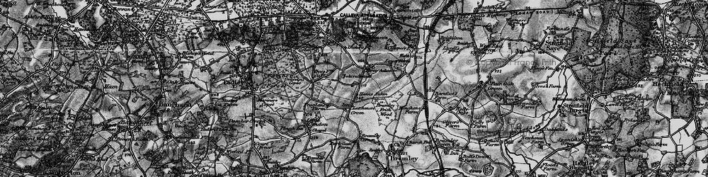 Old map of Latchmere Green in 1895