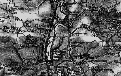 Old map of Latchmore Bank in 1896