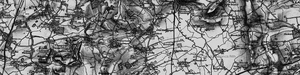 Old map of Lattiford in 1898
