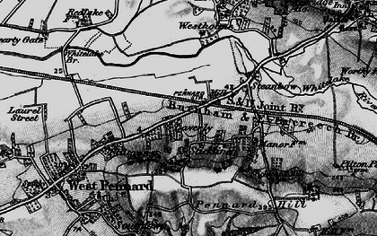 Old map of Laverley in 1898