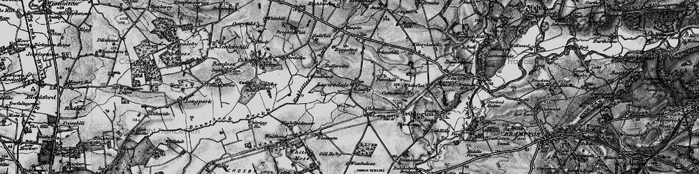 Old map of Laversdale in 1897