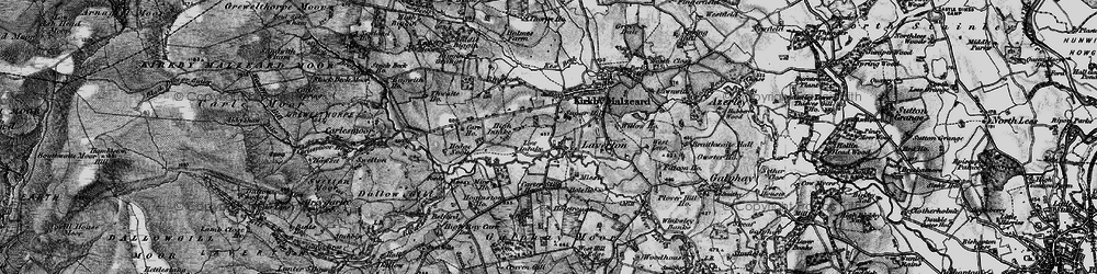 Old map of Biggin Grange in 1897