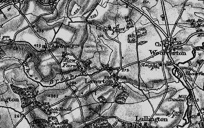 Old map of Laverton in 1898
