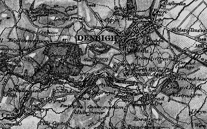 Old map of Lawnt in 1897