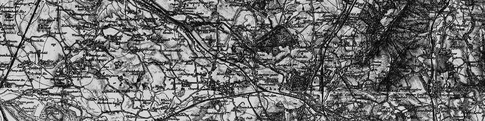 Old map of Lawton Heath in 1897