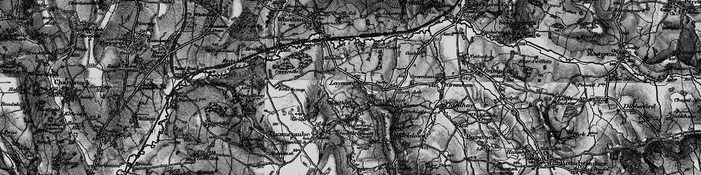 Old map of Laymore in 1898