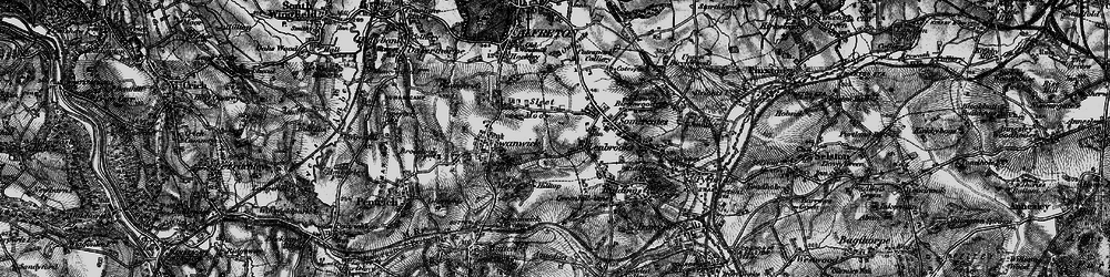 Old map of Leabrooks in 1895