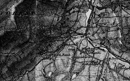 Old map of Benty Hill (Cairn) in 1897