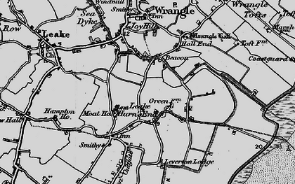 Old map of Leake in 1898