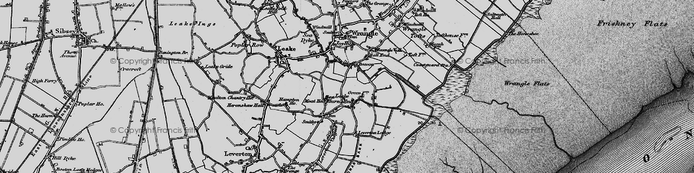 Old map of Leake Hurn's End in 1898
