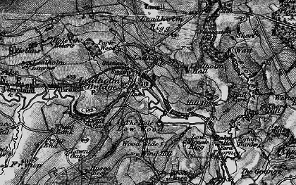 Old map of Wind Hill in 1898