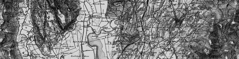 Old map of Leasgill in 1898