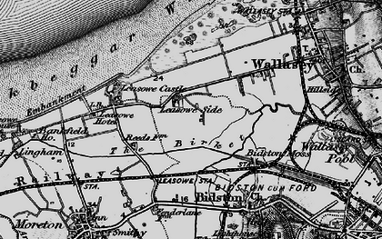 Old map of Leasowe in 1896