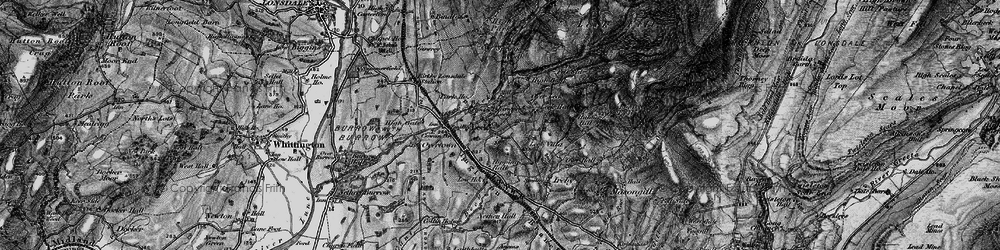 Old map of Leck Beck in 1898
