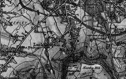 Old map of Leckhampton Hill in 1896
