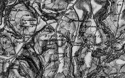 Old map of Ledstone in 1897