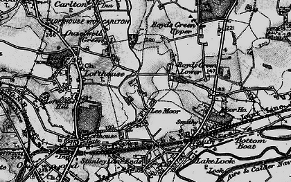 Old map of Lee Moor in 1896