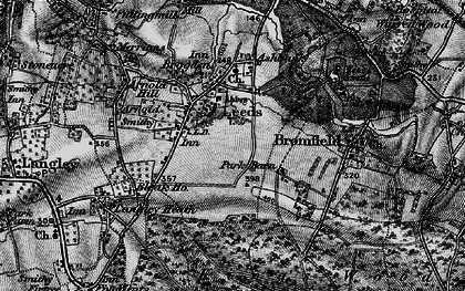 Old map of Leeds in 1895