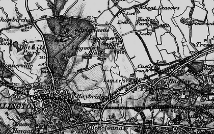 Old map of Leegomery in 1899