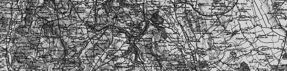 Old map of Pontybodkin in 1897